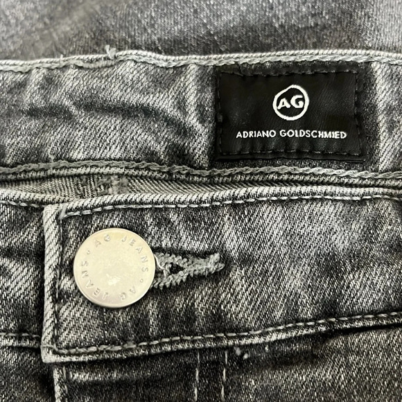 AG Adriano Goldschmied The Isabelle Button Up Jeans in Gray - NWOT - Size 32R - Picture 6 of 9